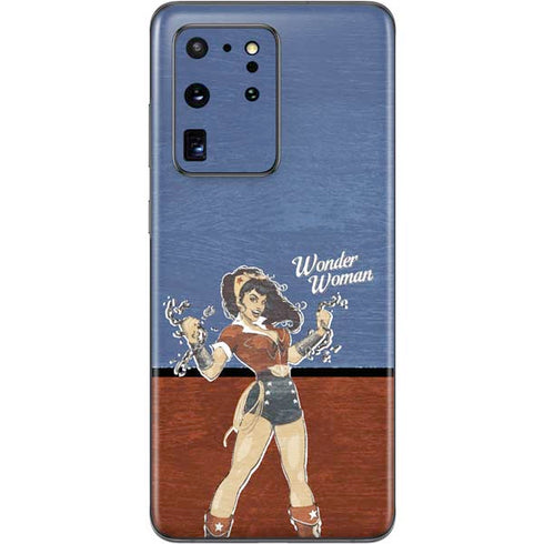 DC Comics Bombshells Wonder Woman Bombshell Galaxy S20 Ultra 5G Skin